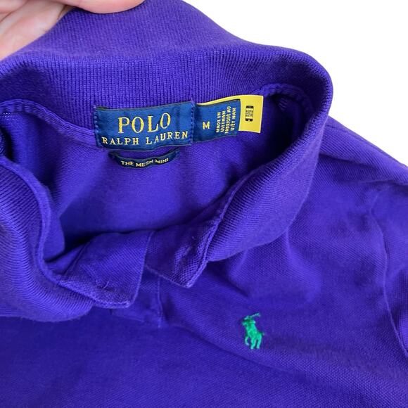 Polo Ralph Lauren Sz M The Mesh Mini Dress in Dark Violet Purple Tennis Preppy - Picture 6 of 16
